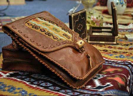 کیف چرم دست دوز